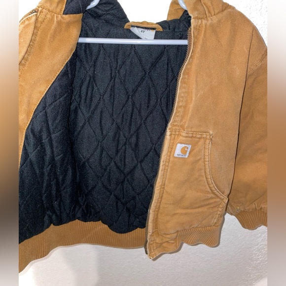 Carhartt Toddler Lined Jacket with hood Size 4T - Picture 7 of 9
